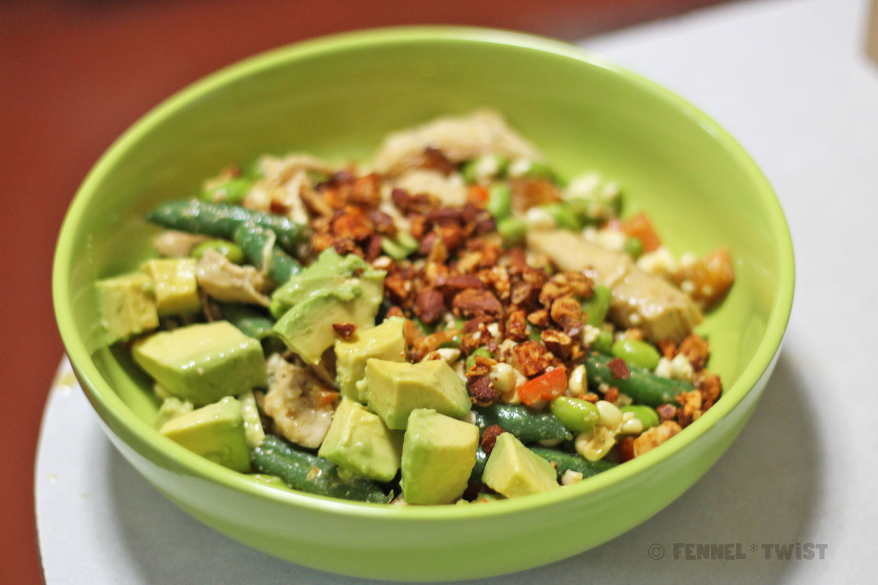 Edamame, Corn, and Green Bean Salad